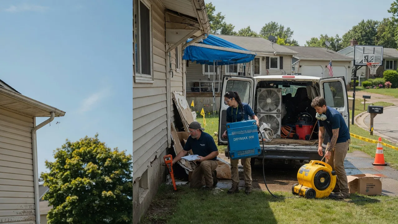 Ceiling Leak Cleanup in Elk River, MN near me