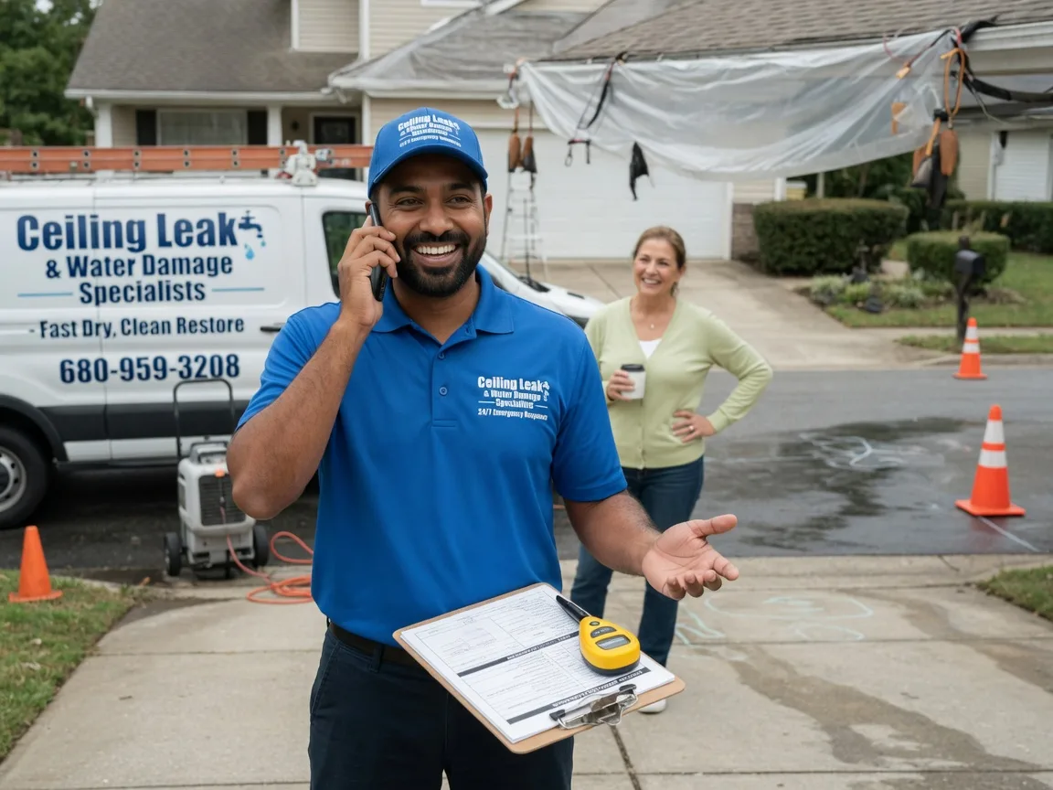 Ceiling Leak Cleanup Elk River, MN FAQs